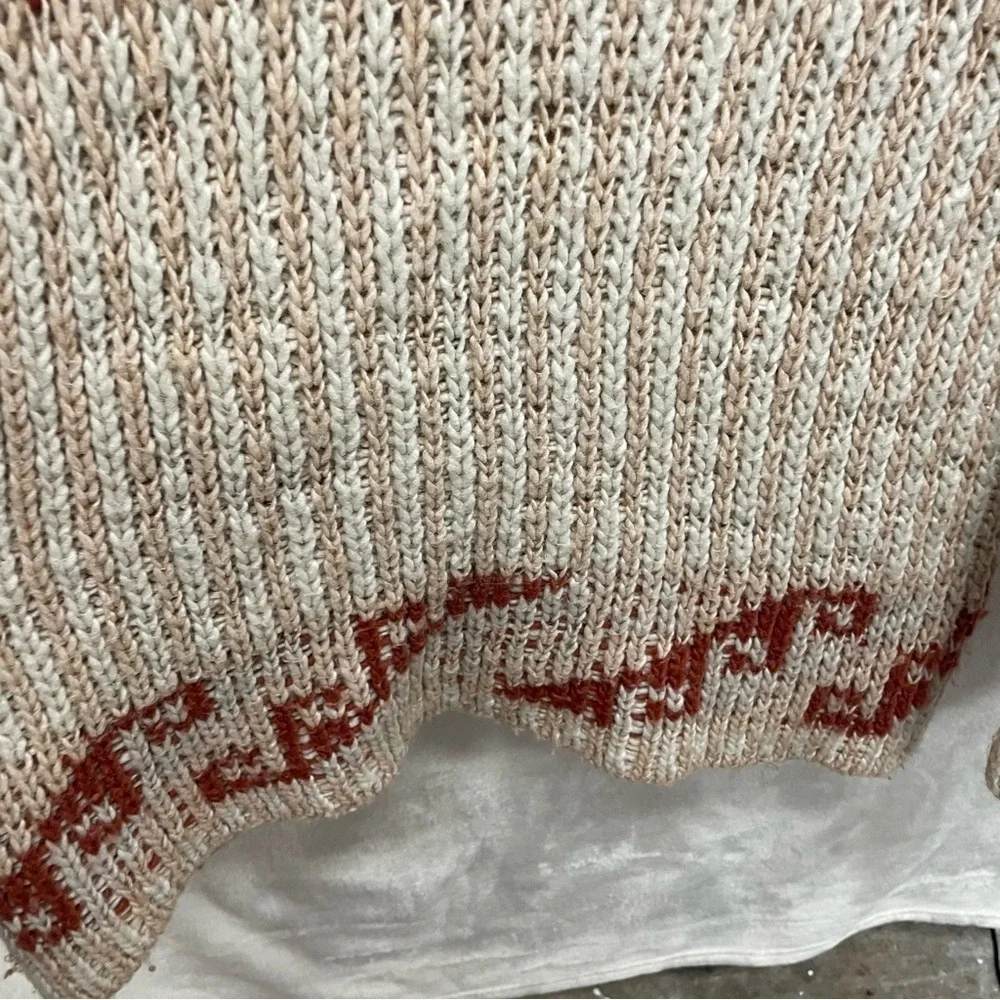 Free People Time and Again Chunky Knit Oversized Open Front Cardigan small